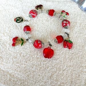 3/$15.00🆕 Fruit Charm Bracelet Hand-made One of a Kind